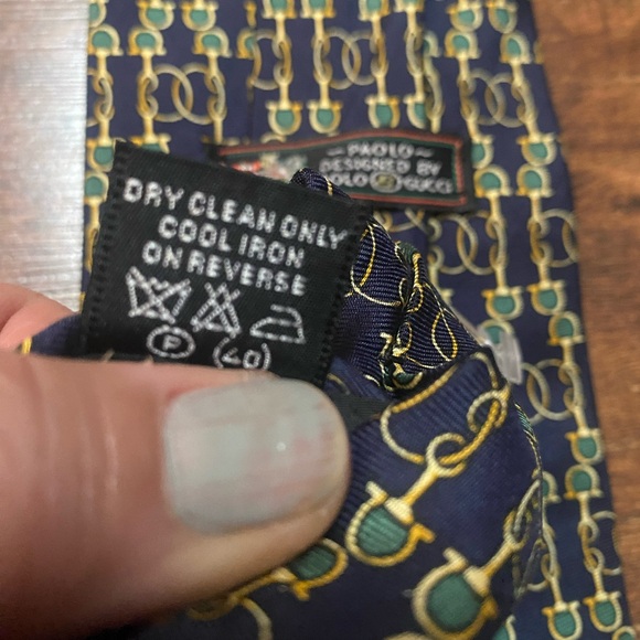 Paulo Gucci silk vintage men’s tie - Picture 8 of 8